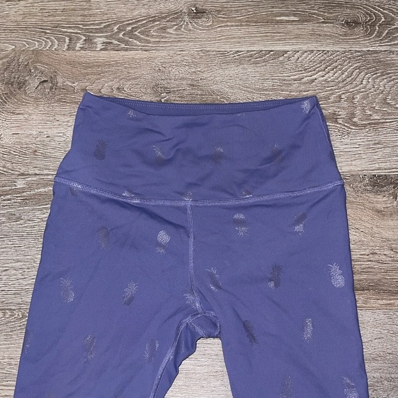 Beyond Yoga Pineapple Leggings Medium workout athletic running - Picture 4 of 8
